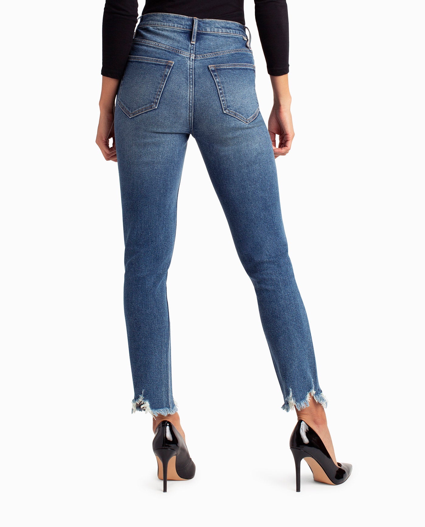 Buy DOLCE CRUDO Blue Denim Slim Fit High Rise Jeans for Women Online @ Tata  CLiQ