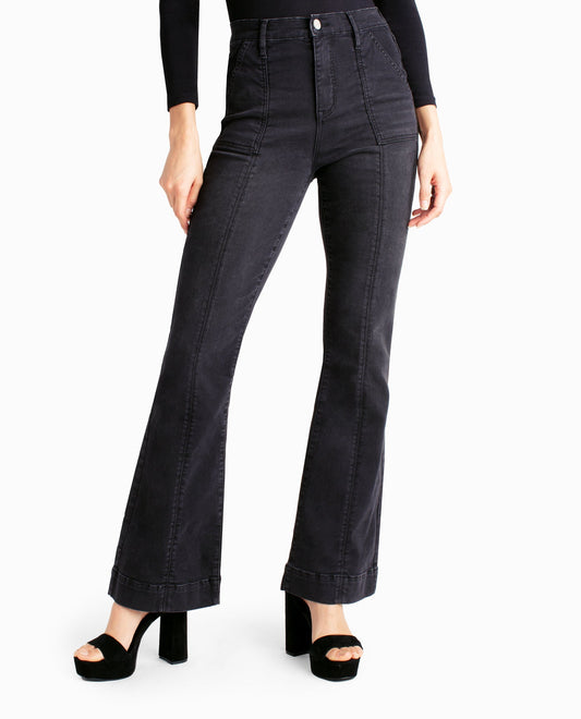 Herlom Flare Trousers in Black  Stylish outfits, Classy outfits