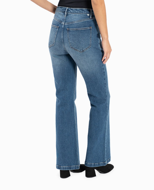 BACK OF HIGH RAISE FLAIR JEAN | Redhook Wash