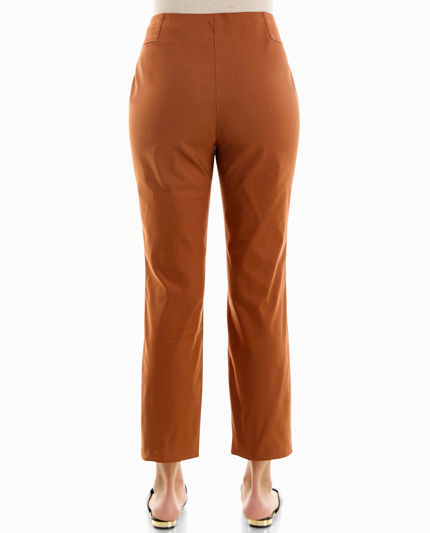 Elasticated Waist Trousers for Elderly Ladies. Pull on Trousers for Older  Women .Short fitting ladies trousers.