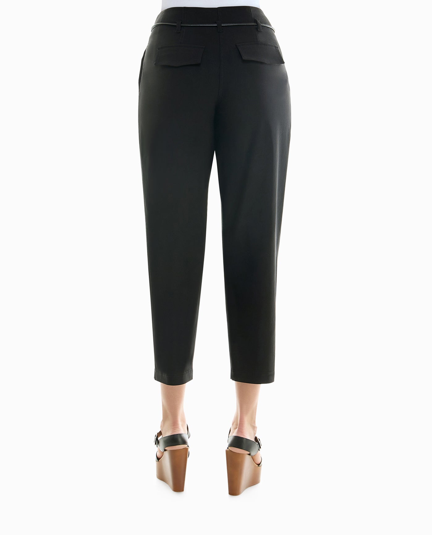 Mango pleat front straight leg tailored pants in black | ASOS