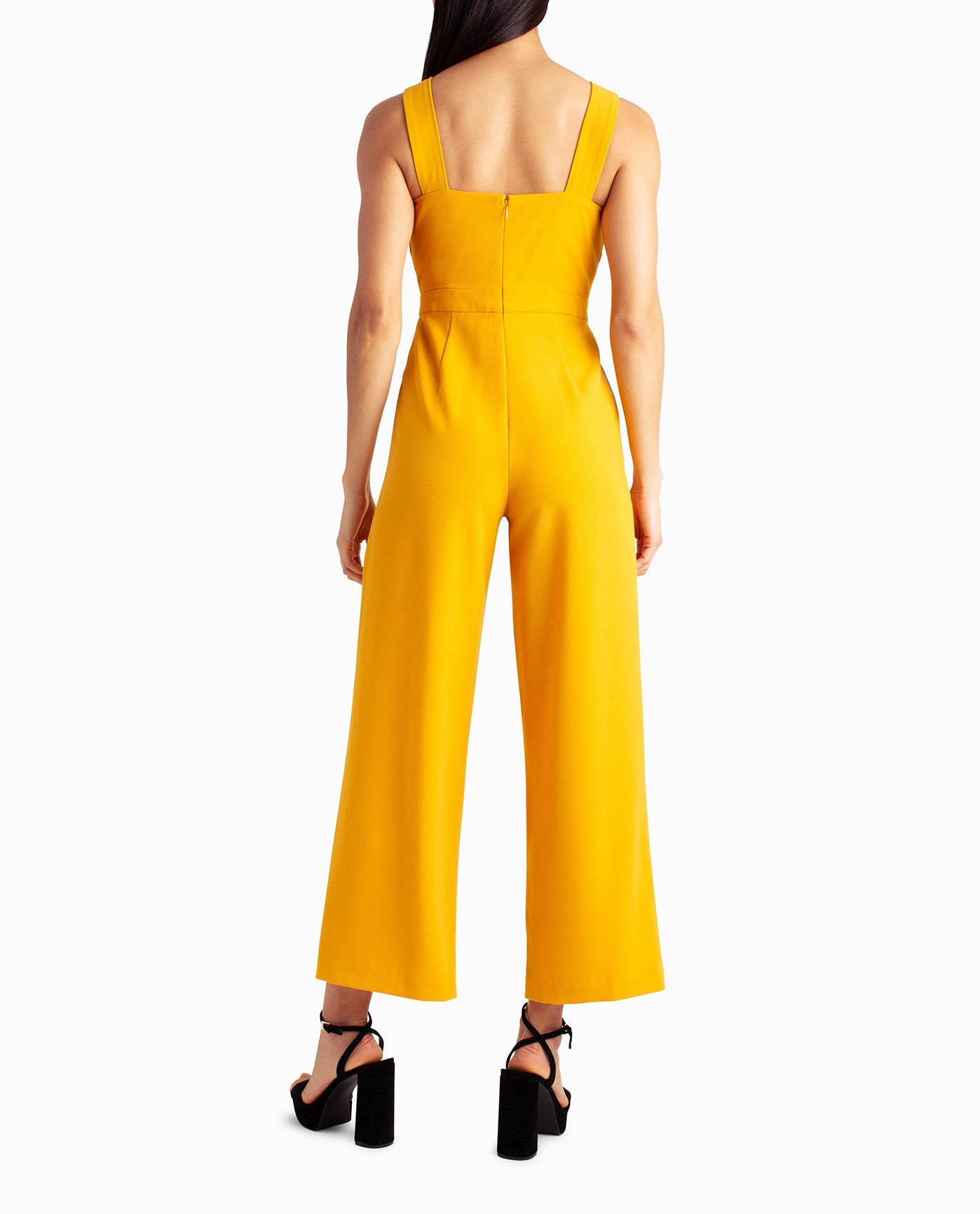 Havoc - yellow spandex jumpsuit with black panels and arrow