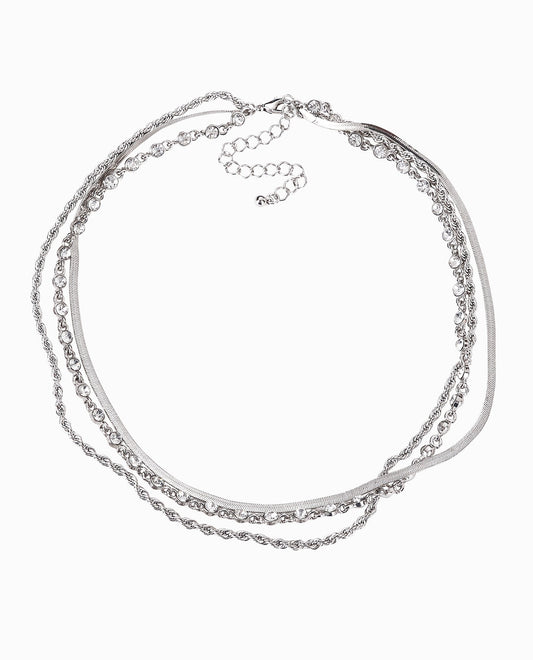 LAYERED NECKLACE | Silver
